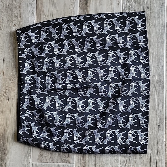 J. Crew size 4 zebra pattern pencil mini skirt - Picture 6 of 7